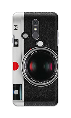 Image of Printed Hard Back Cover Case for LG Q7 | LG Q7 Plus Back Cover (Vintage Camera) -1302