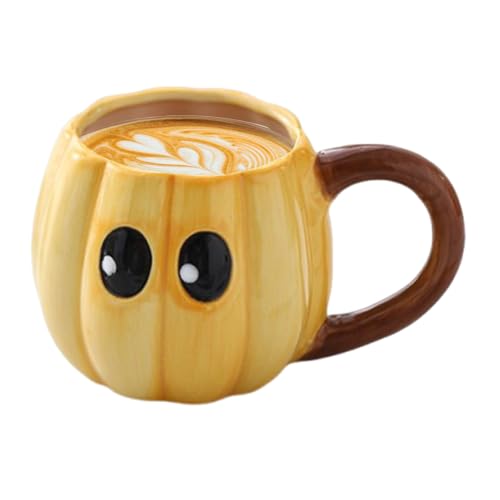 ハロウィン コーヒーマグ | セラミックコーヒーマグ,耐熱 大きな目が可愛い マグカップ ボトル キッチン アウトドア ピクニック キャンプ用
