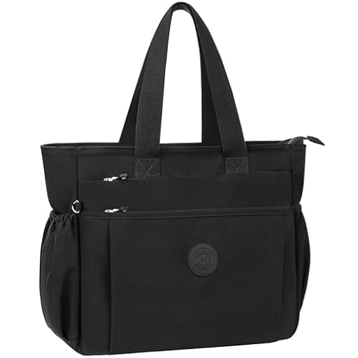 WACCET Bolso Bandolera Mujer, Grande Tote Bag en Nylon Impermeable con Múltiples Bolsillos Bolso Shopper Ligero y Casual Bolso Universidad Mujer para Viajes, Trabajo, Escuela | Ya disponible en tu tienda friki favorita! En mundofriki.es!