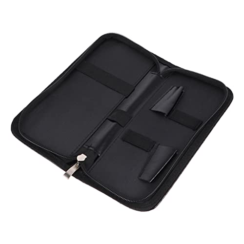 Vaguelly Leather Scissor Organizer Pouch Durable Hairdressing Tool Holder Bag for Barber Scissors Lightweight Portable Design for Easy Carrying Protects Scissors From Damage and Scratches