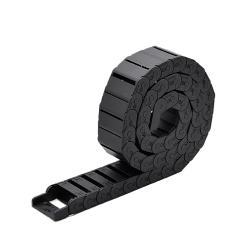 Chaîne porte-câbles 15x50 mm semi-fermée en plastique pour guidage de machine-outil CNC