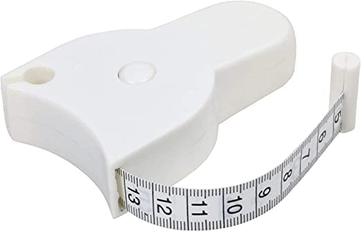 Sajag Automatic Telescopic Tape Measure,Perfect Body Tape Measure,Self-Tightening Body Measuring Ruler,Retractable Double Scales Rulers,Perfect Waist Tape Measure (White)-image-4