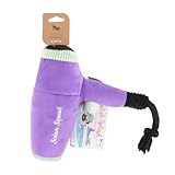 P.L.A.Y. Cute Plush Dog Toys - Splish Splash Bathtime Themed Durable Squeaker Chew Toy, Great for Puppies & Small, Medium, Large Dogs - Machine Washable, Recycled Materials (Howlin' Hair Dryer)