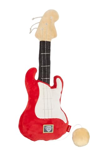 SIGIKID 42636 Sonajero Guitarra Play & Cool Juguetes para niños y niñas recomendados Desde el Nacimiento Rojo/Multicolor