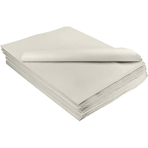 50 x Newspaper Offcuts Packing Paper Sheets for Moving Box filling Clean Unprinted White Newsprint Paper Sheets Perfect for Wrapping and Protecting Fragile Items - 20” x 30” Cover