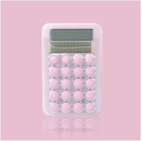 IWENZHKPA Calculatrice Calculatrice Électronique Transparente avec Écran LCD De Bureau for Test...