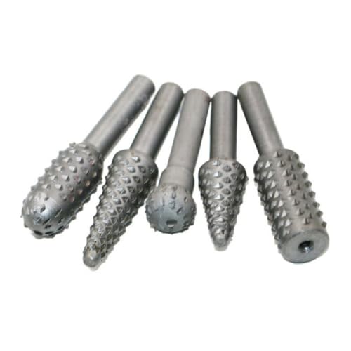 Set de 5 fresas de corte de acero para herramientas rotativas miniatura 1