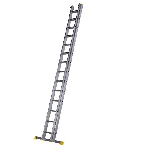 Werner Aluminium Double Section Extension Ladder Box Section 4.13m