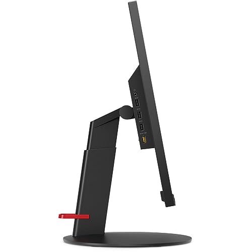 Image of Lenovo ThinkVision T27i 27-inch 1920 x 1080 LED Backlit Full HD Widescreen LCD Monitor, 2-Pack Bundle with HDMI, VGA, DisplayPort, USB Hub, Desk Mount Dual Monitor Stand