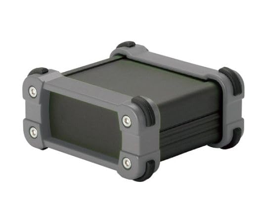 タカチ電機工業 コーナーガード付アルミケースアルミパネルタイプ ブラック/グレー EXP15-10-11BG