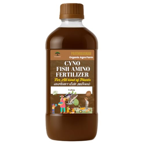 Image of Cyno Fish Amino Acid Meen amilam Plant Fertilizer (1 Litre) 100% Natural & Organic