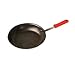 Winco AFP-7XC-H 7" Round Gladiator Fry Pan W/ Red Silicone Sleeves, Aluminum, Excalibur Coat -