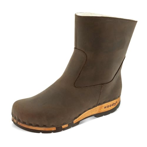 Bottines en cuir Woody Nena Café 38 pour femme