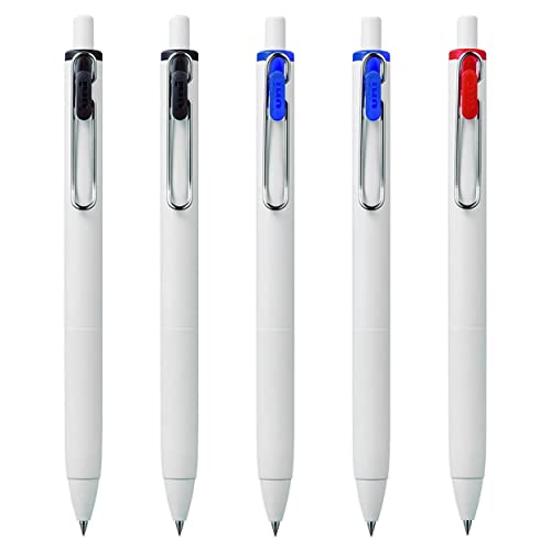 Uni-Ball UMN-S-05 Bolígrafos retráctiles de gel 0.5mm, pack 5 miniatura 1