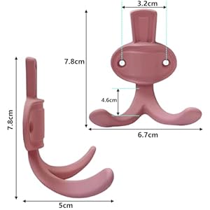 Pinkcoathookkidswallhooksbackpackrackhookcutedoublehooksforhangingtowelkeyinchildrensroomnurserydecorativemetalwallmounted3packpink Urban Country Home Decor Pink coat hook kids wall hooks backpack rack hook cute double hooks for hanging towel key in childrens room nursery decorative metal wall mounted 3 pack pink urban country home decor