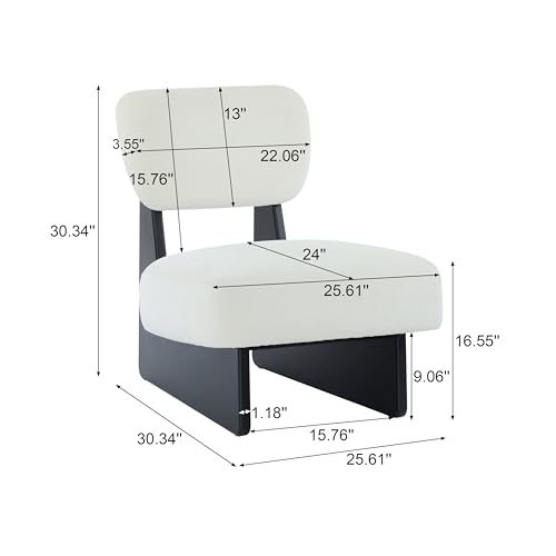 Sillón Minimalista Negro con Tapizado en Poliéster miniatura 2