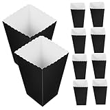 QUMIIRITY 24個 紙製ポップコーンボックス パーティースナック容器 フライドポテト用食品打包盒 映画鑑賞やホームパーティーに 軽量で な紙素