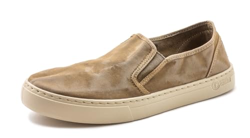 Natural World Eco Zapatos - 6601E Old Gazelle - Zapatillas Hombre - Hecho en España (Marron, Sistema Tallas Calzado EU, Adulto, Hombre, Números, Mediano, 44)