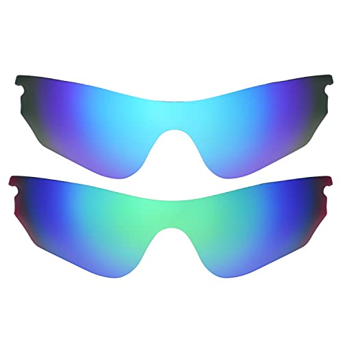 Lentilles Radarlock Edge pour le sport - Verres bleu vert rechange outdoor