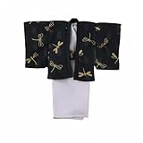 KiBcsLic Vestuario Muñeca Estilo Japonés Conjunto Textil Mangas Anchas , Kimono De Libélula para Muñeca A-Si 2.0/Cuerpo De Hada
