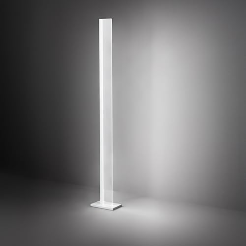 Lampadaire ruban blanc LED moderne métal pour intérieur chic