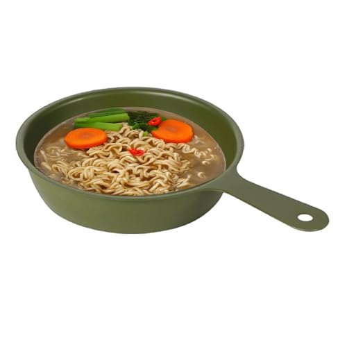 アウトドア フライパン,ステンレス鋼 ノンスティック フライパン - 高温対応 キャンプ 食器 調理 カップ キッチン アパート 旅行 バックパッキング ピクニック ?外 食事