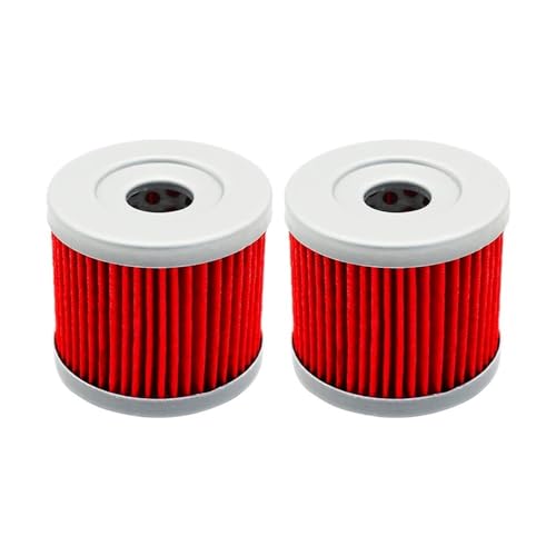 Filtre à huile pour moto 125 RT125 et GT250, pack de 2 pièces rouges