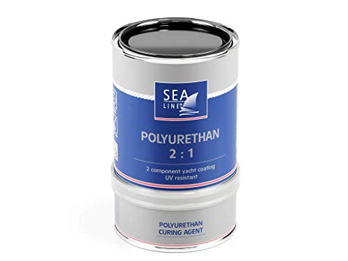 SEA, LINE 2K Polyurethan Bootslack 0,75 l, Farbe:schwarz