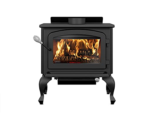 Drolet Columbia II Medium 2020 EPA Certified Wood Stove - 65,000 BTU – 1,800 sq.ft., Model# DB03016