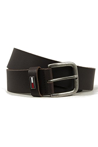 Hilfiger Denim Flag Loop Belt Cintura, Marrone