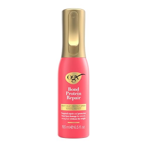 OGX Bond Protein Repair 450°F Heat Protect Spray for Hair 6.5 Fl Oz