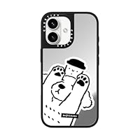 casetify Chrome Doodles iPhone16e スマホケース Amazon.co.jp: CASETiFY ミラー MagSafe対応 iPhone 16 ケース