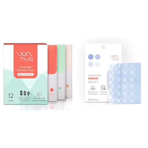 Image of Combo - Sanitary Pads (3XL+, 5XL, 4L) + Pimple Patches (36)