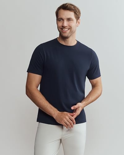 Rhone Men's Origin Performance Tee - Ultrasoft Cotton Blend Fabric, Lightweight, Moisture-Wicking, Anti-Odor T-Shirt3