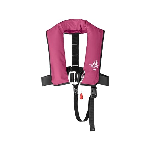 12skipper Kinder-Automatik Rettungsweste ISO 150N, Schwimmweste, pink