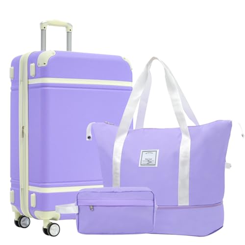 Hardshell Luggage Sets With Bags: Lightweight 24
