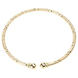 [Rxgiasup] Brazalete punk exagerado, brazalete de apertura, brazalete geométrico para muñeca, joyería de boda para mujeres y niñas, フリーサイズ