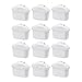 Amazon Basics Cartuchos Filtrantes de Agua, Blanco, 12 unidades - Fits BRITA Maxtra Jugs (not Maxtra+)