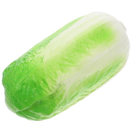 ULDIGI Faux Artichokes Artificial Cabbage for Office Plastic Fake Vegetables Simulated Vegetables Lifelike Fake Chinese Cabbage