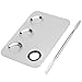 JAPCHET 8 PCS Mixing Makeup Palettes, 3-Well Makeup Palette Mixer Tray, Stainless Steel Cosmetic Palette with 8 PCS Spatula Tool, Multipurpose Makeup Applicators for Nail-Art, Cosmetic, Pigment