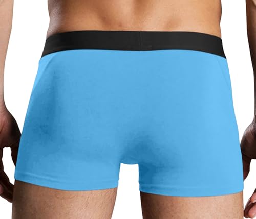 Knaughty Knickers I Heart Cock Love Dick Slutty Whore Blue Mens Boxer Brief Adult Fun Design2