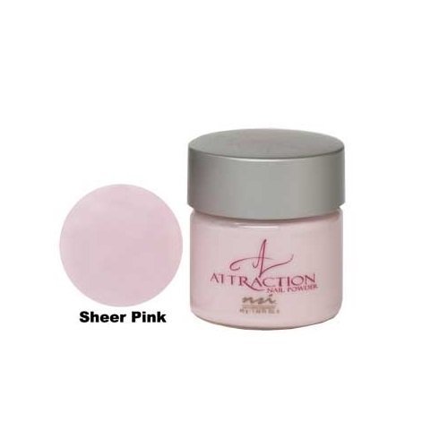 NSI - Attraction Acrylic Nail Powder - Sheer Pink, 1 szt