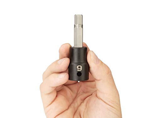 Image of TEKTON 1 /2 Inch Drive x 9 mm Hex Impact Bit Socket | SIB23209