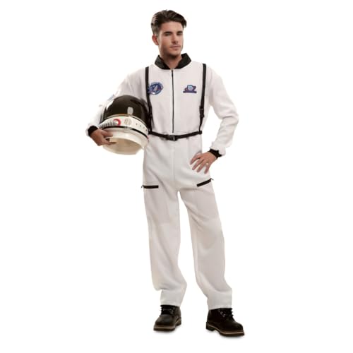 My Other Me - Disfarce adulto de astronauta branco. Inclui macacão com arnês tamanho S. Embarque numa missão espacial inesquecível