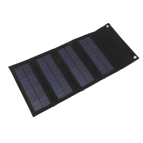 Chargeur de Panneau Solaire Pliable de 40W, pour Camping en Plein Air et Randonnée, Panneau Solaire Monocristallin Portable (Black)