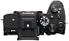Cámara Sony Alpha a7 V sin espejo de fotograma completo, cuerpo, AI AF 30fps, 33MP sensor Exmor Rs parcialmente apilado, Bionz XR2 con IA, AF y AE sin apagón a 30fps, IBIS de 5 ejes hasta 7.5 pasos, 4k120p 7