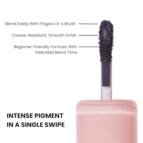 Image of Milagro Beauty Eye Cloud Liquid Eyeshadow | Lightweight, Crease-Resistant | Intense Pigment, Blendable & Buildable | Long-Lasting, Non-Sticky Eye Makeup (Thunder Shade)