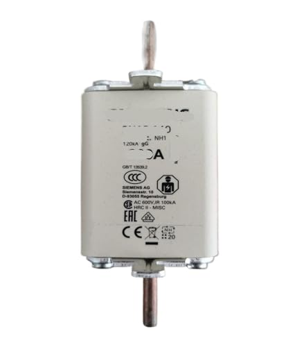 Fusible 3NA3136-2C pour armoire électrique industrielle et cartouches de rechange gG NH1
