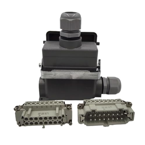 Connecteur robuste de qualité supérieure, châssis rectangulaire et étanche à 16 cœurs