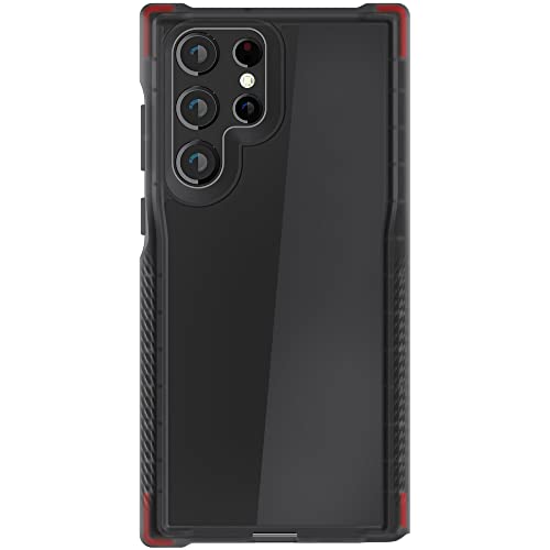 Image of Ghostek COVERT Clear Case for Samsung Galaxy S22 Ultra 5G - S-Pen Access, Wireless Charging Support, Shock-Absorbent, Smoke